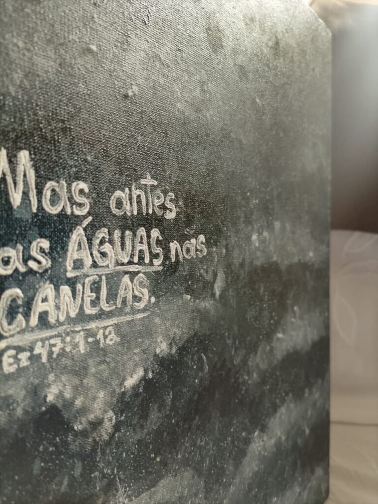 Processo da obra Águas nas Canelas