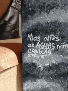 Processo da obra Águas nas Canelas