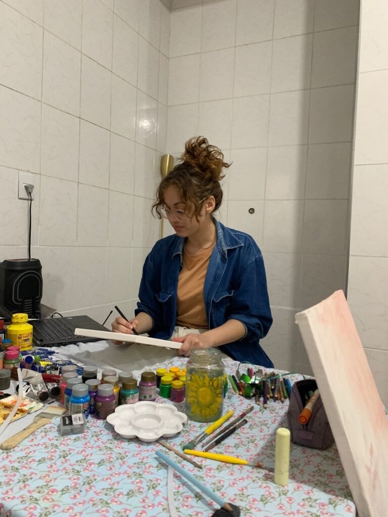 Registro da trajetória de Júlia Ramalho